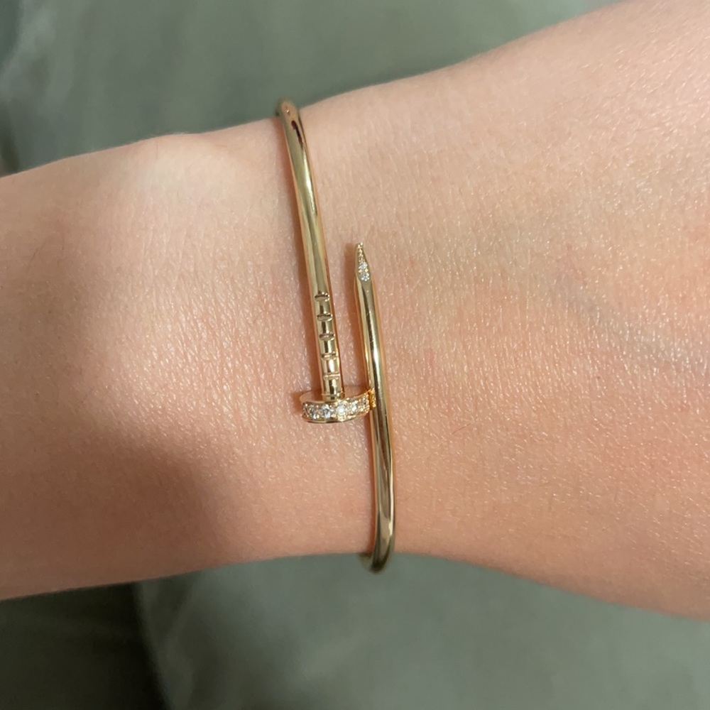 -SOLD- Small Juste un Clou with diamonds - Picture 6 of 6